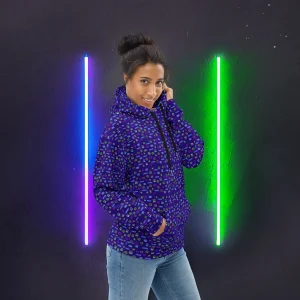 Sweat à capuche "Glitch Neon"