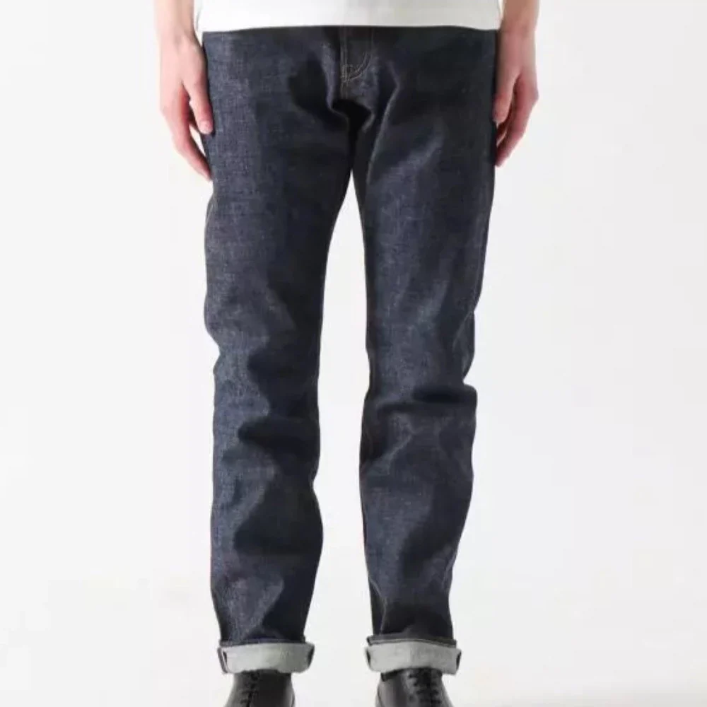 Jeans 0605 natural taper 'legacy blue' 14,7oz - Momotaro