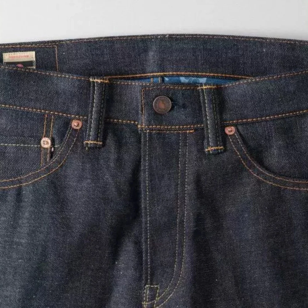 Jeans 0605 natural taper 'legacy blue' 14,7oz - Momotaro – Image 6