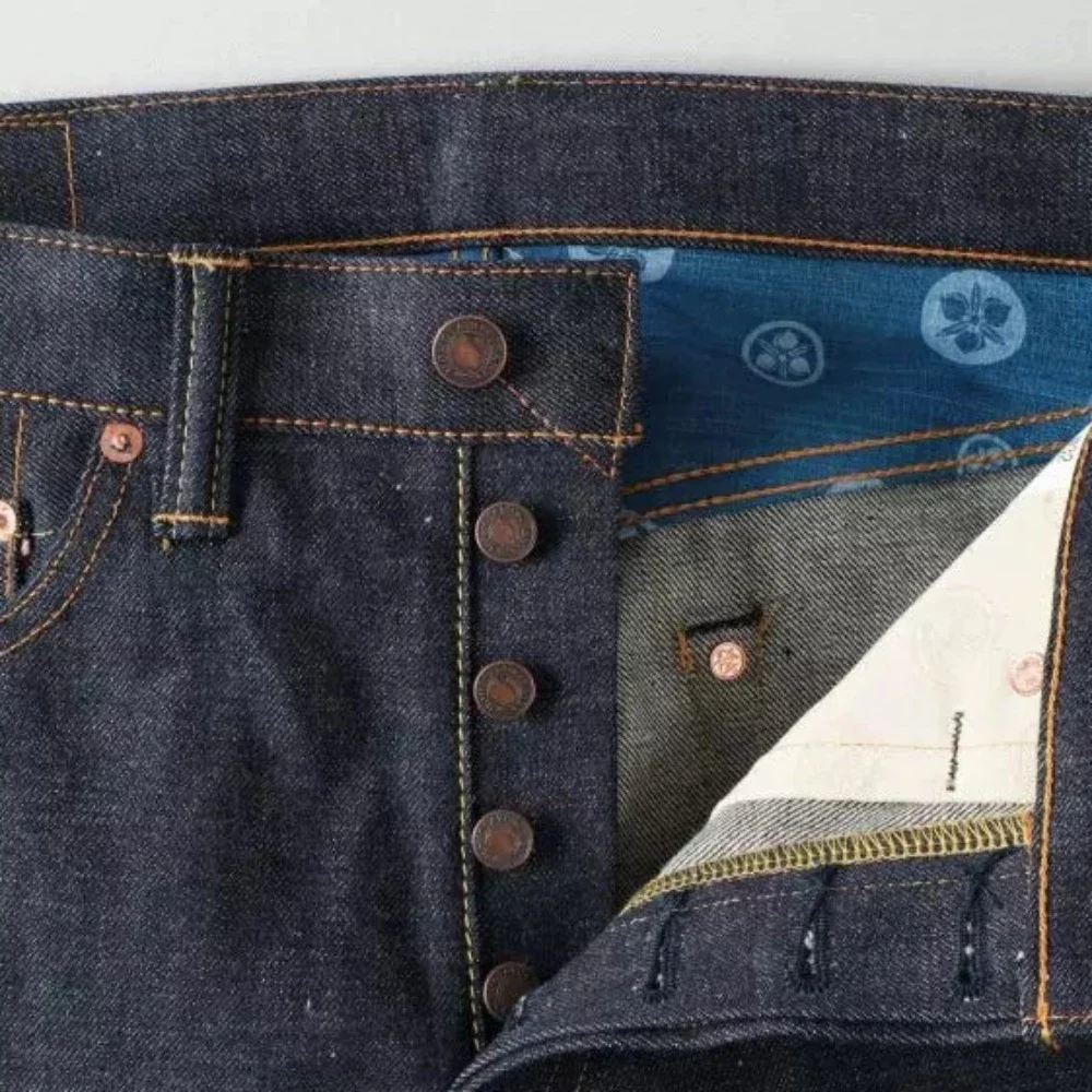 Jeans 0605 natural taper 'legacy blue' 14,7oz - Momotaro – Image 2