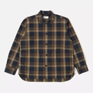 Surchemise Travail Lincolt Navy/Brown - Universal works