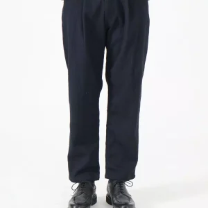 Pantalon 5poche wide tapered sashiko - Japan Blue