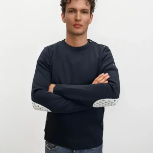 Pull marin "Betahon" Hermine 50% laine