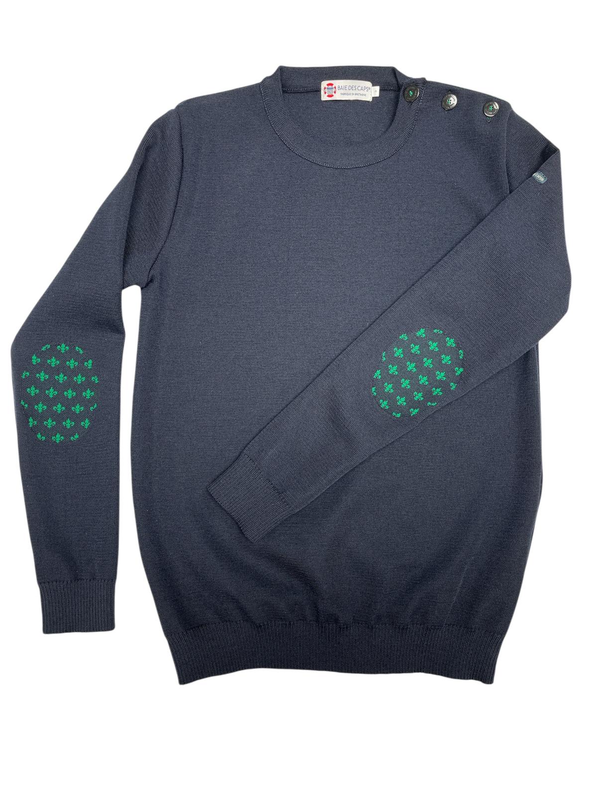 Pull marin "Bétahon" Lys 50% laine – Image 2