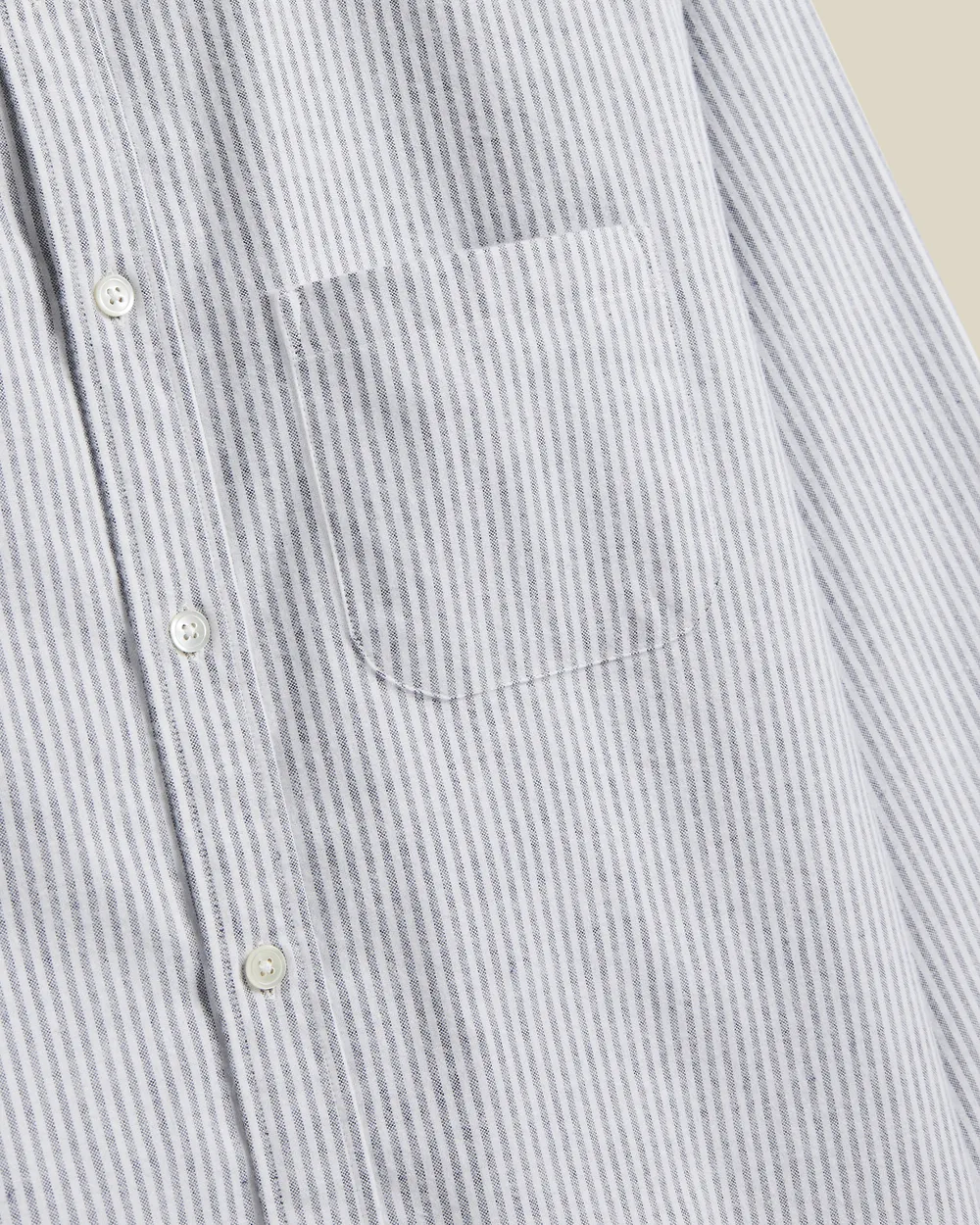 Chemise brushed oxford stripes - Portuguese flannel – Image 7