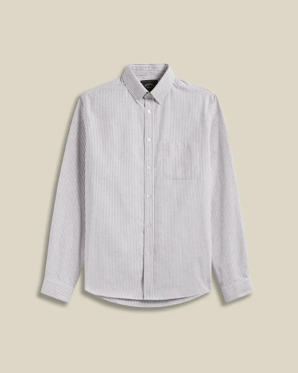 Chemise brushed oxford stripes - Portuguese flannel