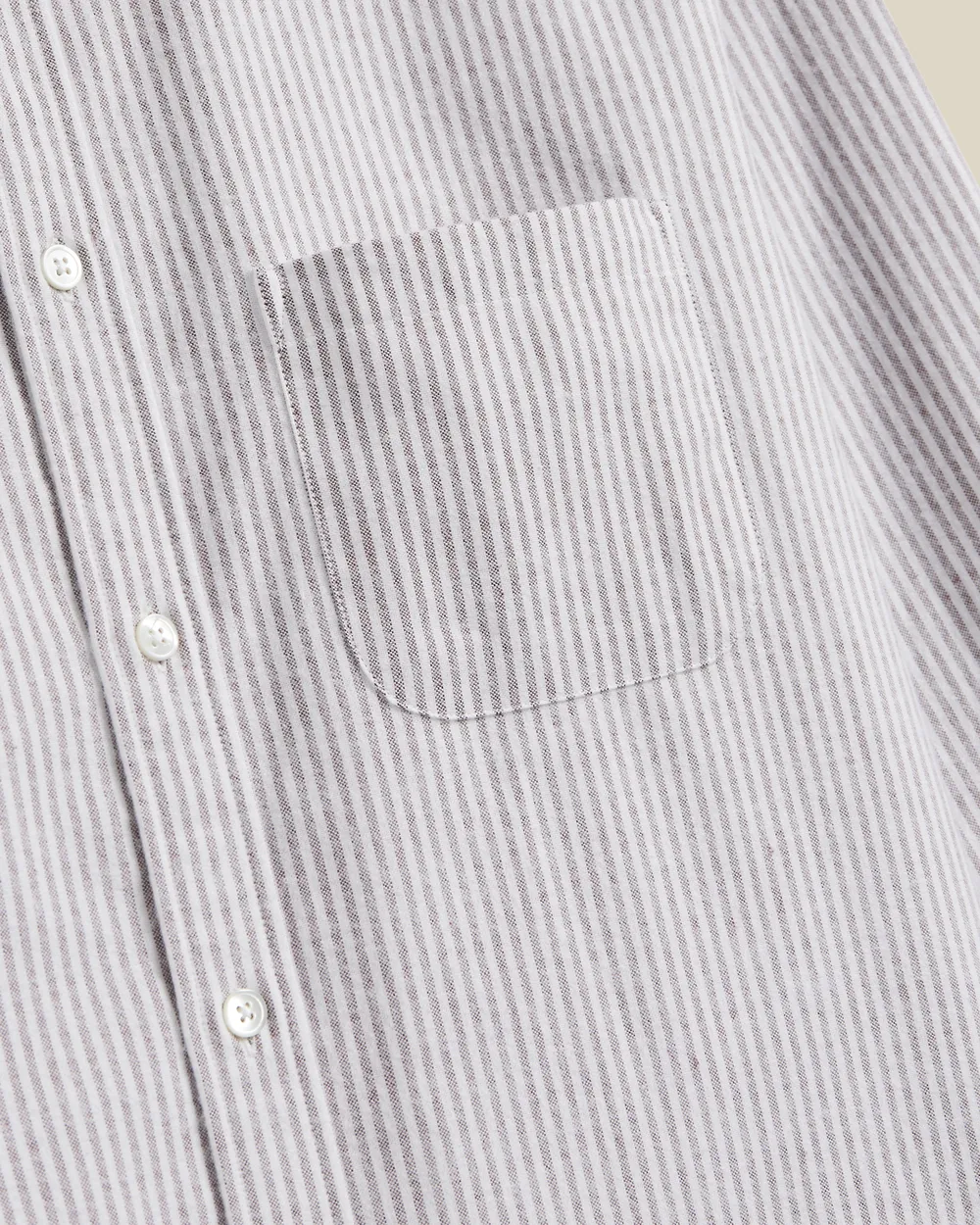 Chemise brushed oxford stripes - Portuguese flannel – Image 3
