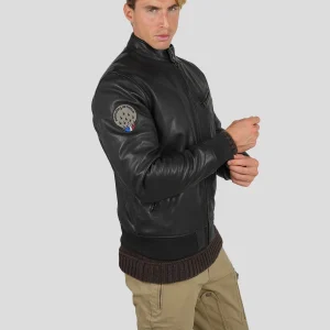 BLOUSON EN CUIR CARDINAL ALPHA