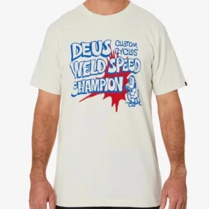 t-shirt weld wonder dirty white - deus ex machina