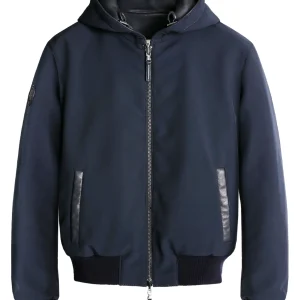 BLOUSON REVERSIBLE EN CUIR DRONE AIR