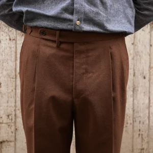 Pantalon 845 100% laine College flannel - Echizenya