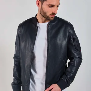 Cuir FAUCON PALOMA bleu marine