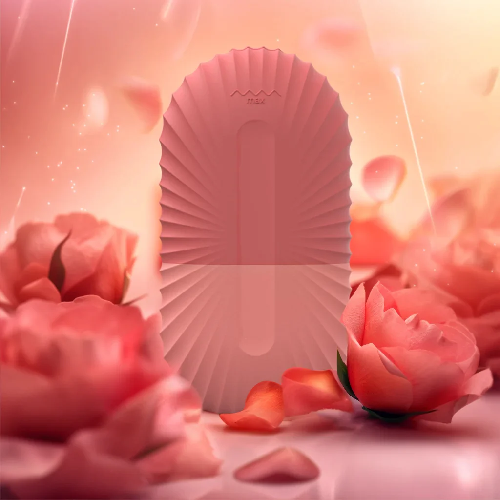 Rouleau à glace rose et transparent pour massage du visage – Image 2