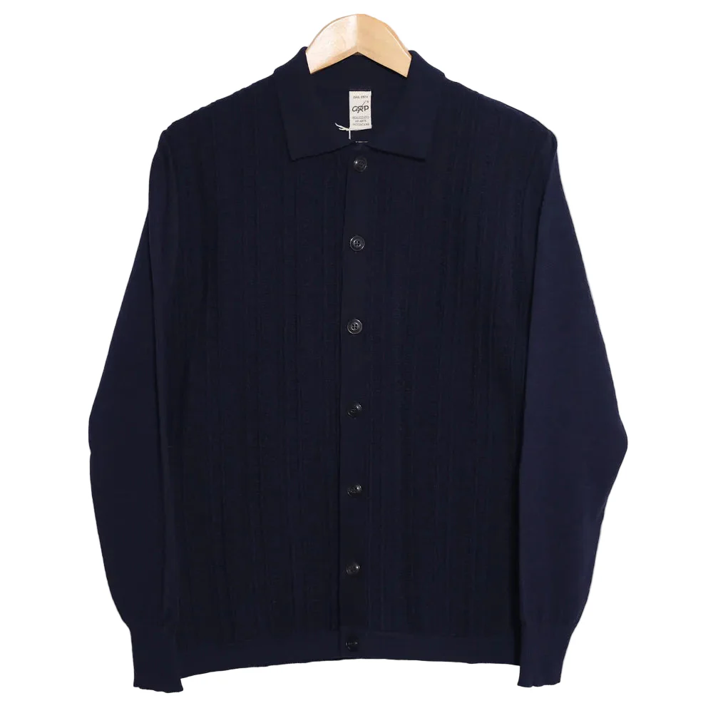 Cardigan en maille torsadé Open polo art j5 - GRP