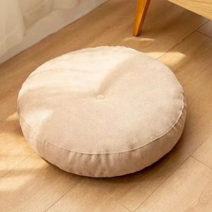 Coussin Méditation Rond à Mémoire de Forme