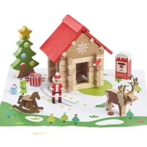 Maison du père Noël - Jeu de construction 60 pièces Jeu Jura
