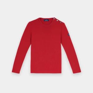 Pull marin uni KLASEL UF1 Rouge Malaga