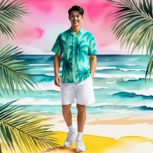 Chemise “Tropical Nomad”