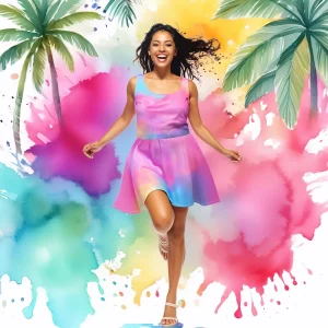 Robe Patineuse “Dreamwave”