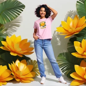 T-shirt Femme "Mango Flower"