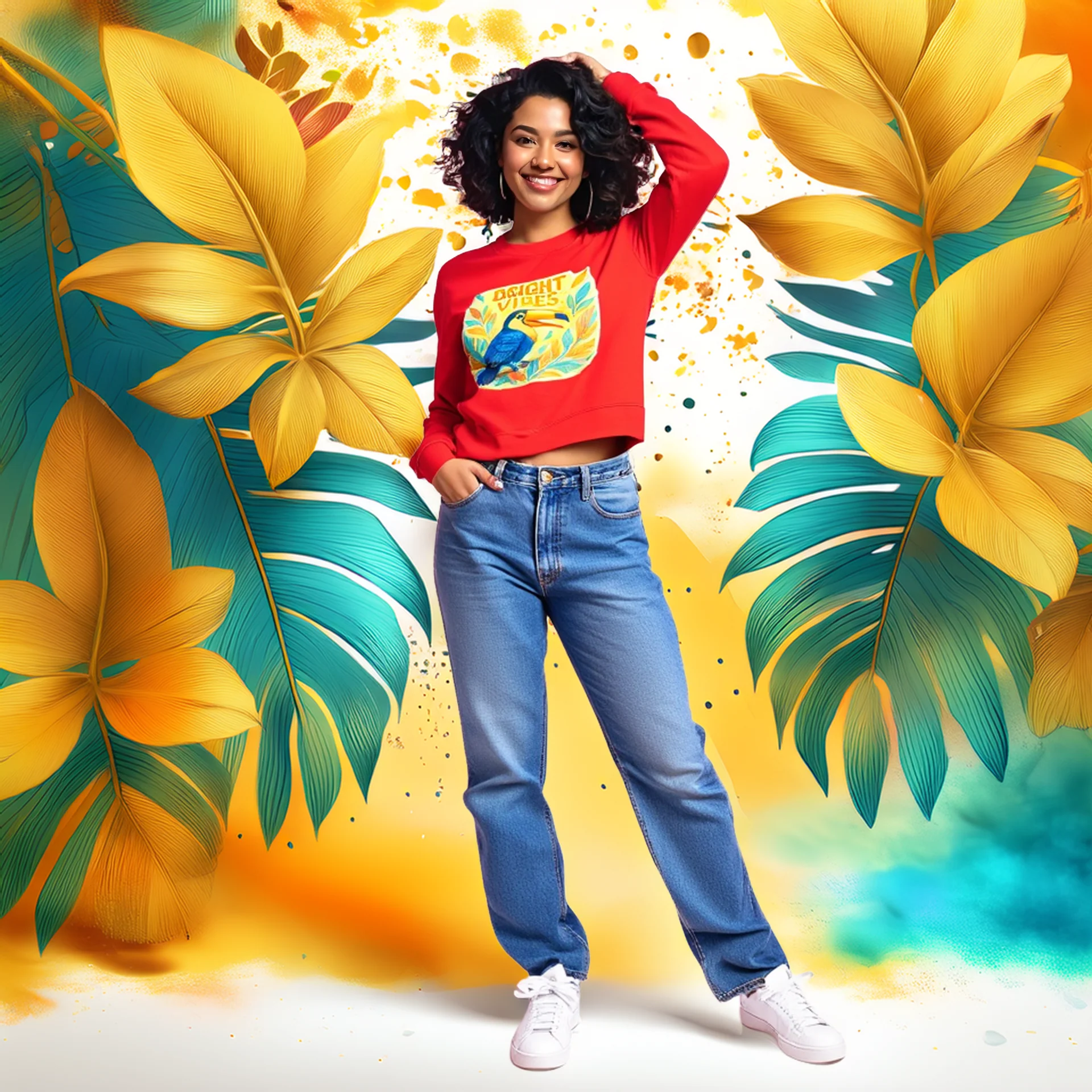 Sweatshirt "Bright Vibes" – Image 3