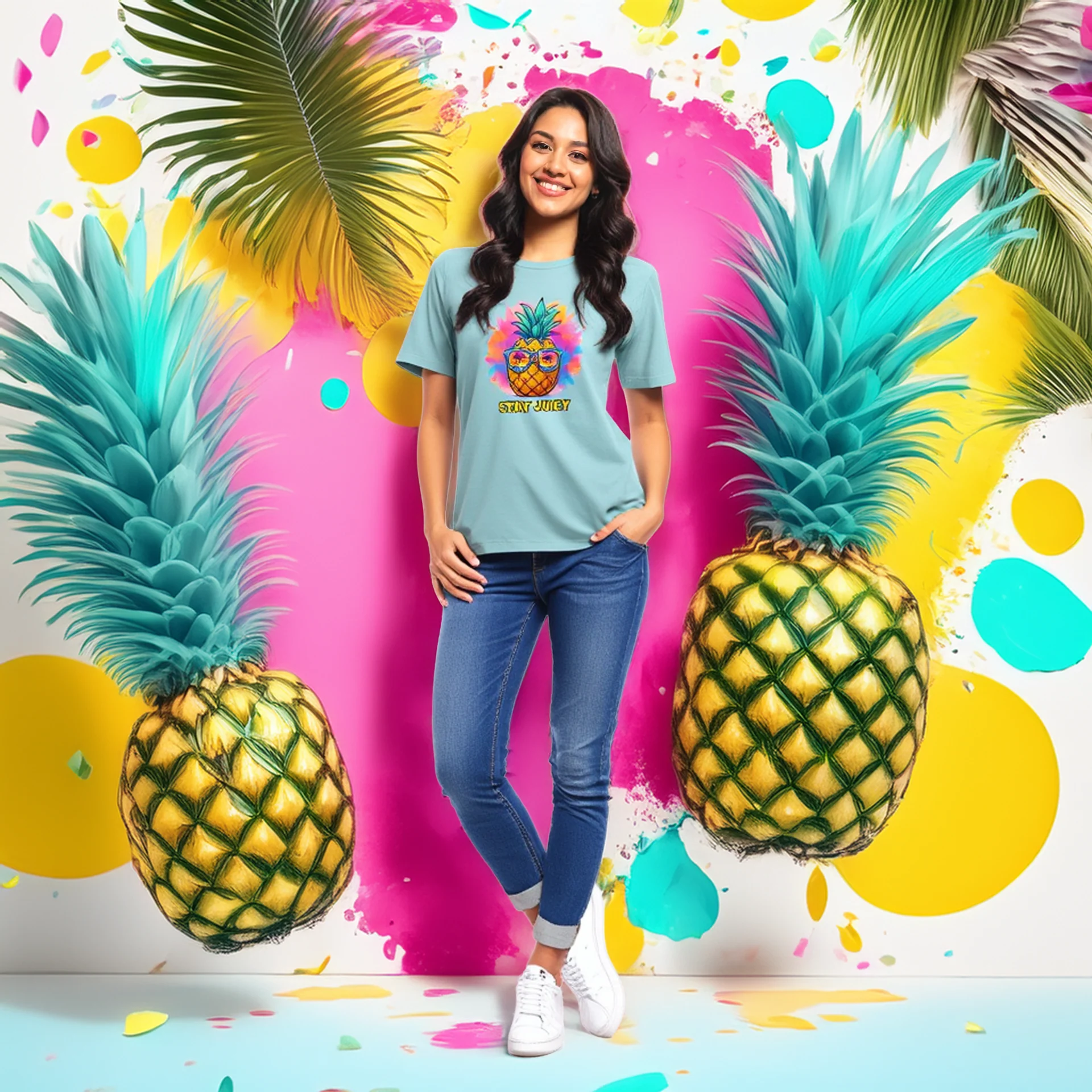 T-shirt Femme "Stay Juicy"