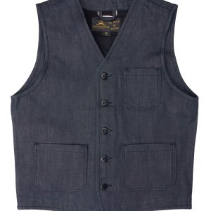 Gilet 1937 11oz metal denim - Pike brothers
