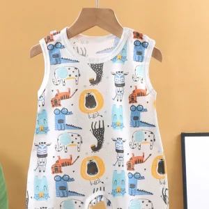 Pyjama Short Bébé Été Savane