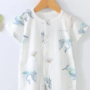 Pyjama Bébé Été Baleine