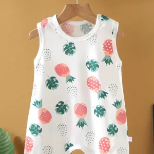 Pyjama Short Bébé Été Ananas