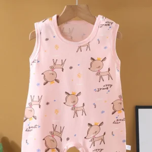 Pyjama Short Bébé Été Biche