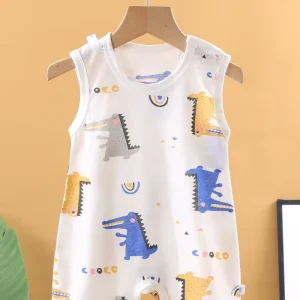 Pyjama Short Bébé Été Crocodile