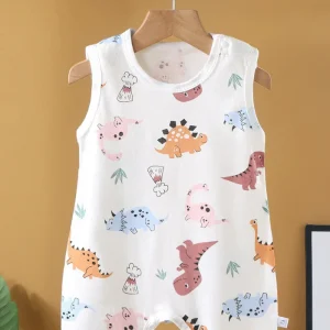 Pyjama Short Bébé Été T-Rex