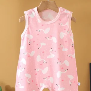 Pyjama Short Bébé Été Cygne