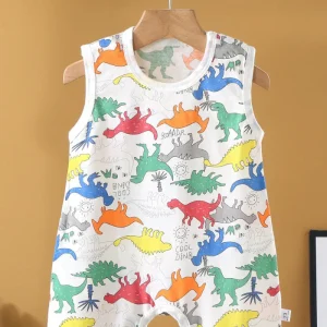 Pyjama Short Bébé Été Jurassique