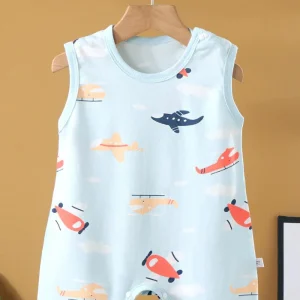 Pyjama Short Bébé Été Avion
