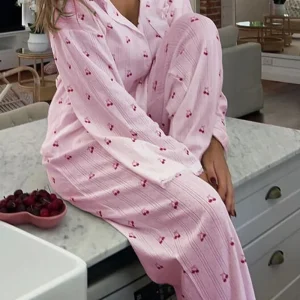 Pyjama Cerise Femme