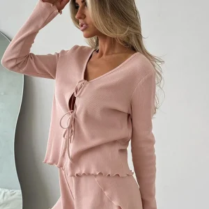 Pyjama Short Fendu Femme