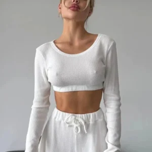 Pyjama 2 Pièces Basique Femme