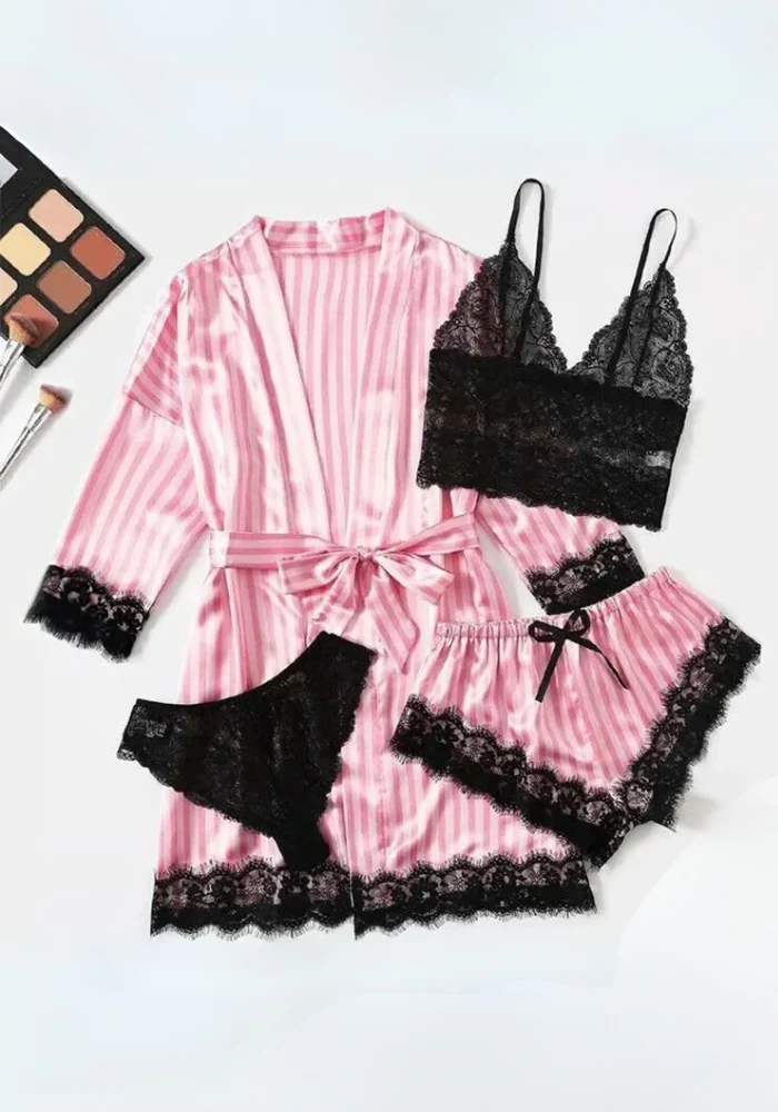 Pyjama 4 Pièces Femme – Image 2