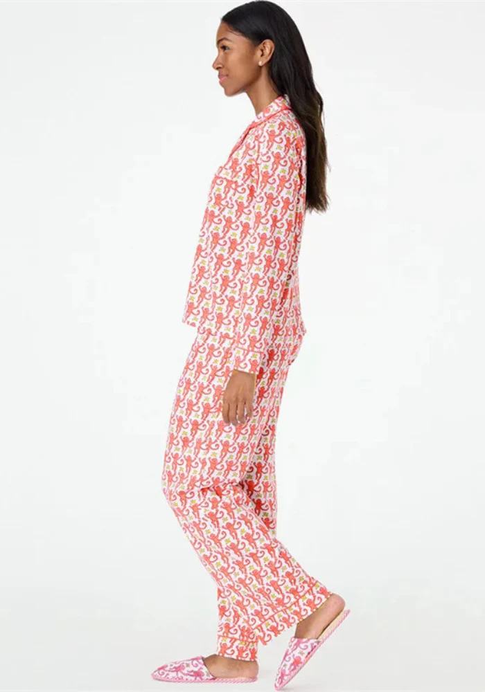 Pyjama Dessin Singe Femme – Image 2