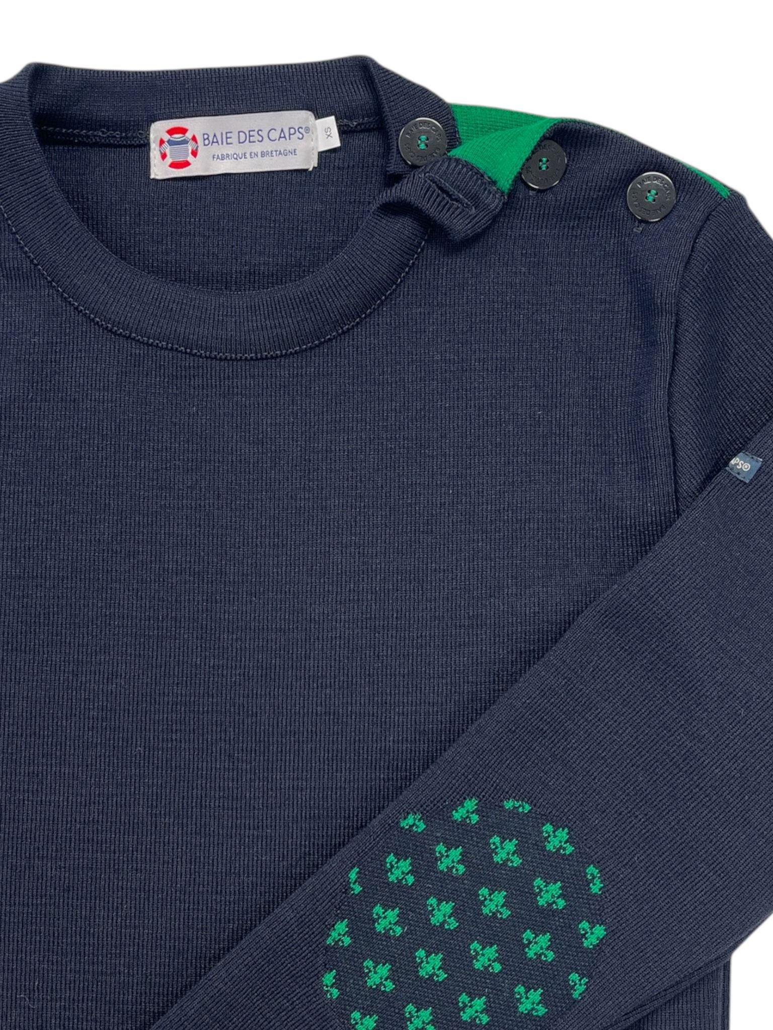 Pull marin "Bétahon" Lys 50% laine – Image 3