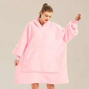 Pull plaid géant femme