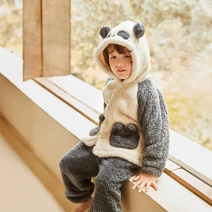 Pyjama pilou panda pour fille