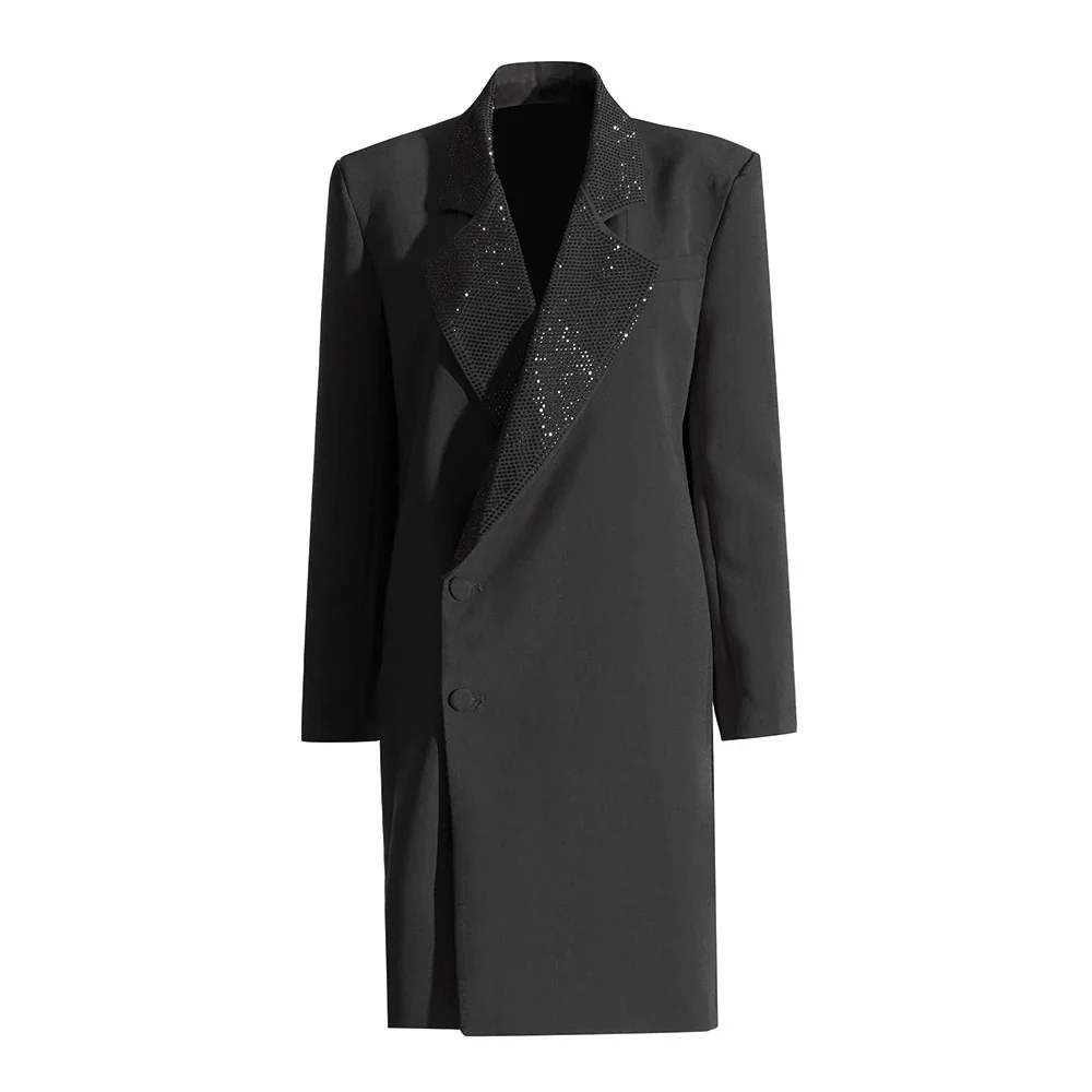 ROBE BLAZER CROISÉE À STRASS – Image 7