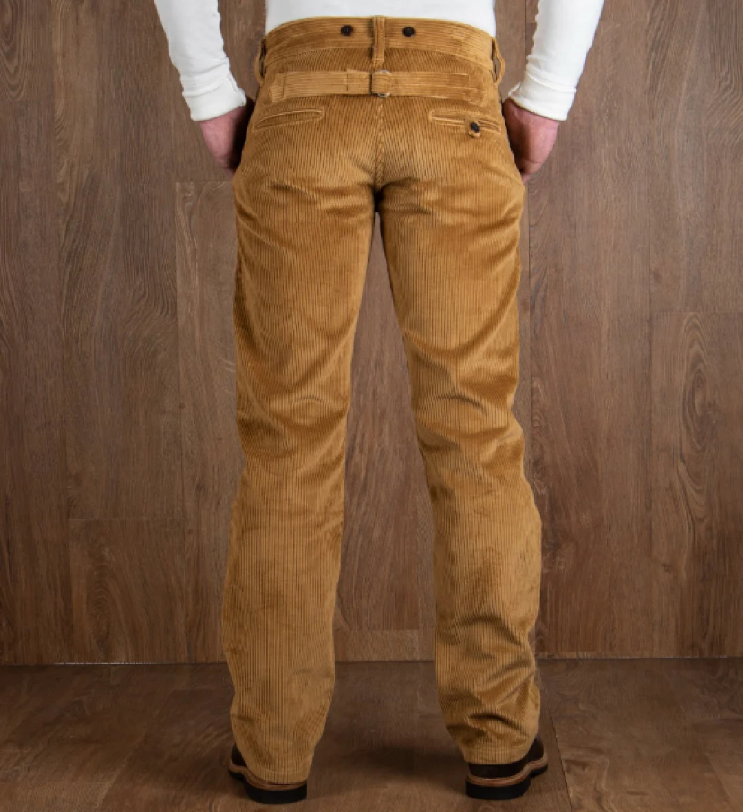 Pantalon 1942 goliath cord mustard - Pike Brothers – Image 2