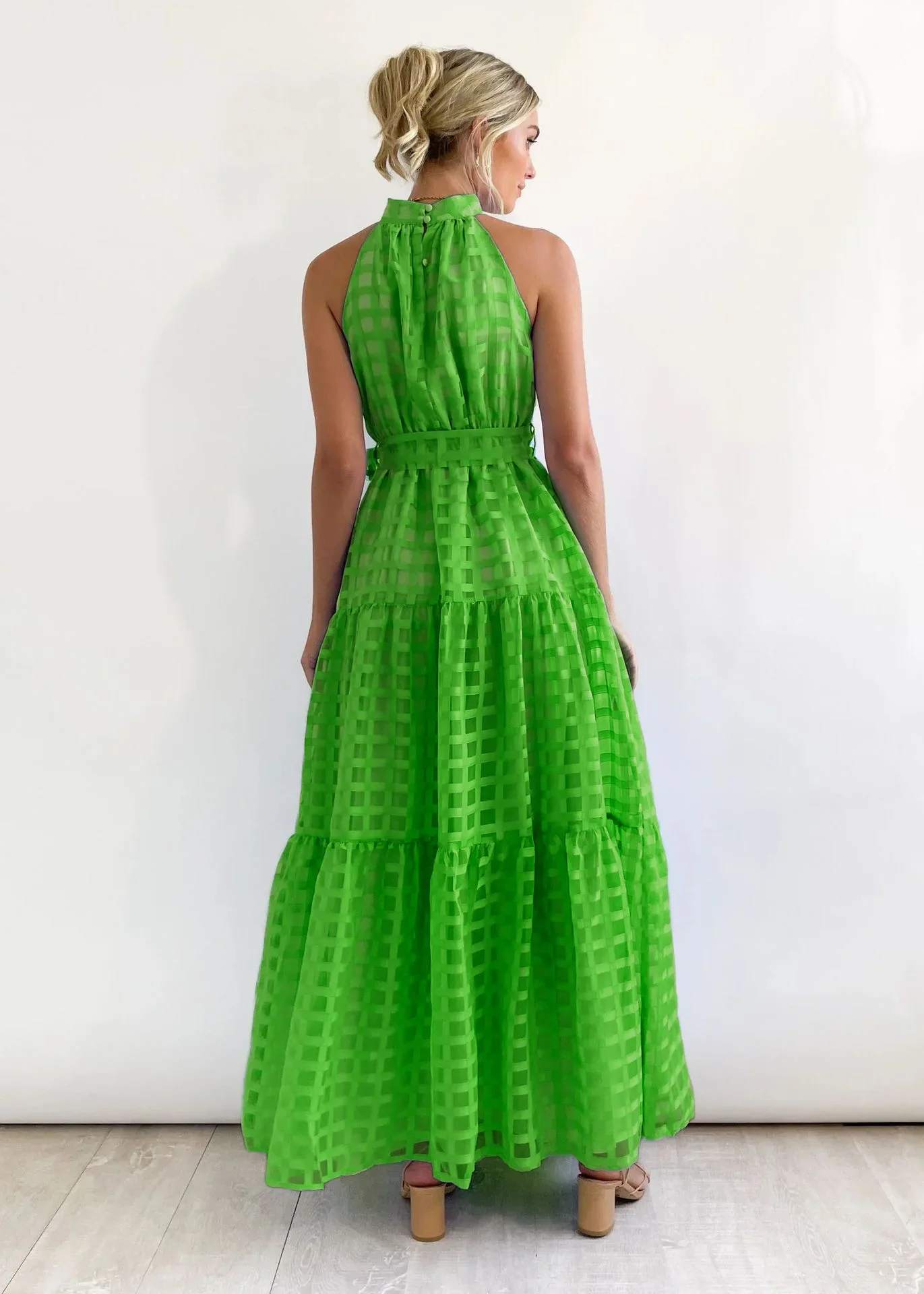 ROBE D'ÉTÉ BOHÈME MOTIF CARREAUX – Image 7