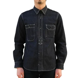 Chemise en jeans 5333B - Studio d'artisan
