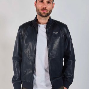 Cuir bleu marine TURBO JET