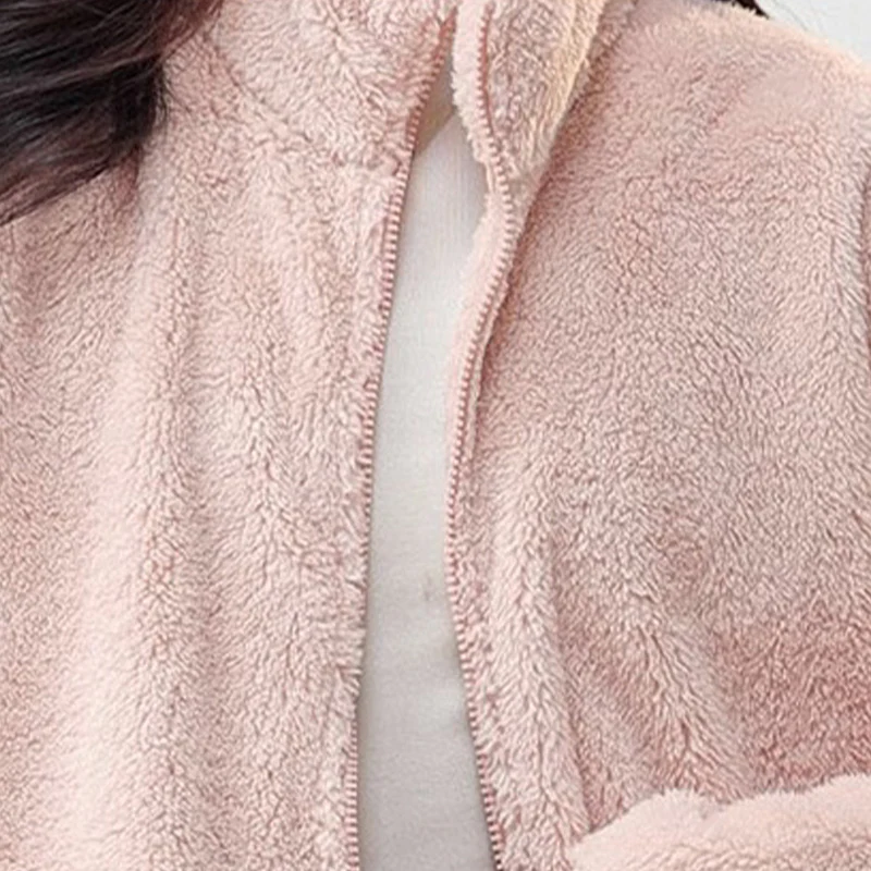 Veste pilou pilou rose – Image 3